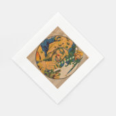 Jester aus den 1920er Jahren Serviette (Ecke)