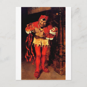Jester-Clip-Art-2 Postkarte