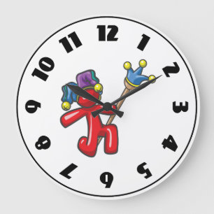 Jester Clock Große Wanduhr