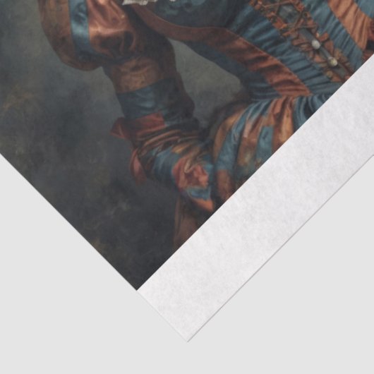 Jester Couple - 2 Designs - Decoupage - Seidenpapier (Ausschnitt)