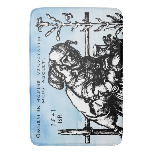 Jester Death und der Maiden Badematte (Vorderseite Vertikal)