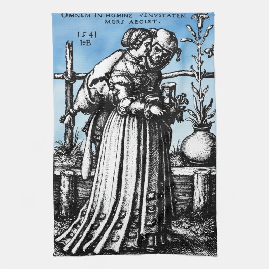 Jester Death und der Maiden Geschirrtuch (Vertikal)