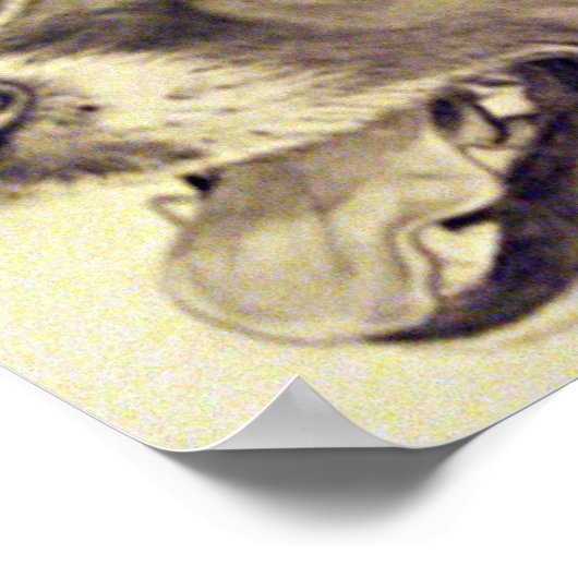 Jester der Jack Russell Terrier Poster (Ecke)