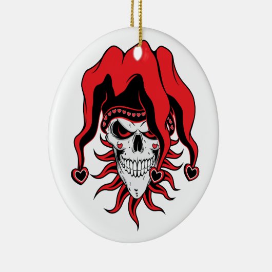 Jester der Liebe Keramikornament (Rechts)