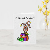 Jester Husband Appreciation Day Card Karte (Gelbe Blume)