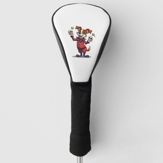 Jester Jack Russell Golf Headcover (Vorderseite)
