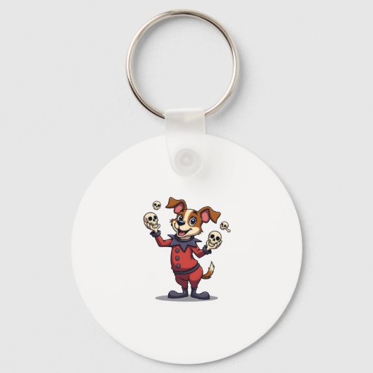 Jester Jack Russell Schlüsselanhänger (Vorderseite)