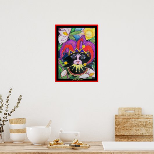 Jester Jazz Cat Poster (Küche)