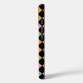 Jester Joker Motley Diamonds Squares Geometric Case-Mate iPhone Hülle (Rückseite / Links)