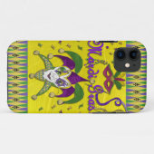 Jester Mask Mardi Gras Harlequin Case-Mate iPhone Hülle (Rückseite (Horizontal))