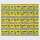 Jester Mask Mardi Gras Harlequin Geschenkpapier (Flach)