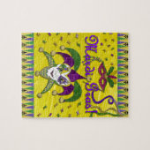 Jester Mask Mardi Gras Harlequin Puzzle (Horizontal)