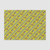 Jester Mask Mardi Gras Harlequin Seidenpapier (Vorderseite)