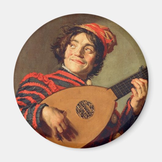 Jester mit Lute Magnet (Vorne)