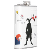 Jester Patch Flachmann (Rechts)