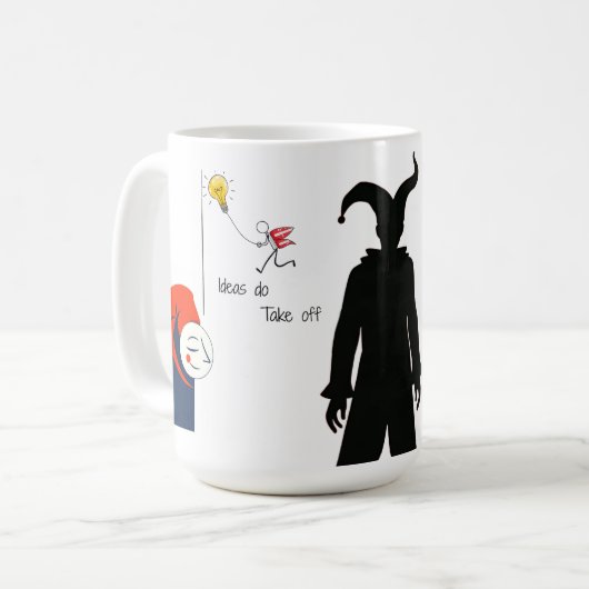 Jester Patch Kaffeetasse (Vorderseite Links)