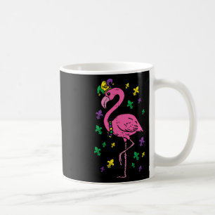 Jester Pink Flamingo Bird Animal Niedlich Mardi Gr Kaffeetasse