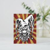 Jester Postkarte (Stehend Vorderseite)