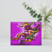 Jester Postkarte (Stehend Vorderseite)