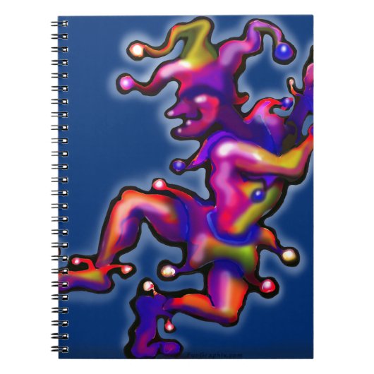 Jester Saphire Blue Notizblock (Vorderseite)