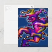 Jester Saphire Blue Postkarte (Vorne/Hinten)