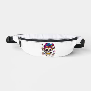 Jester-Schädel-Trickser Bauchtasche