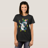 Jester Shark Animal  Mardi Gras Carnival Party T-Shirt (Vorne ganz)
