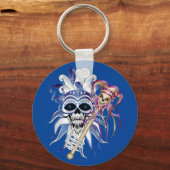 Jester Skull Schlüsselanhänger (Vorderseite)