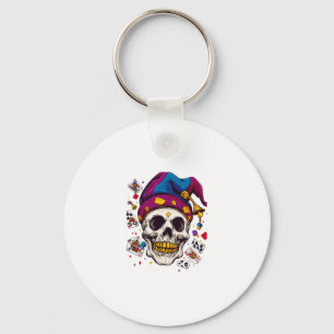 Jester Skull Trickster Schlüsselanhänger