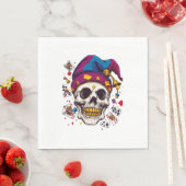 Jester Skull Trickster Serviette (Beispiel)