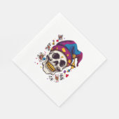 Jester Skull Trickster Serviette (Ecke)