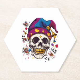 Jester Skull Trickster Untersetzer