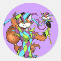 Jester Sticker