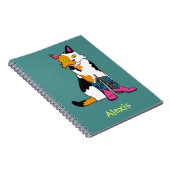 Jester the Cat Notebook Notizblock (Rechte Seite)