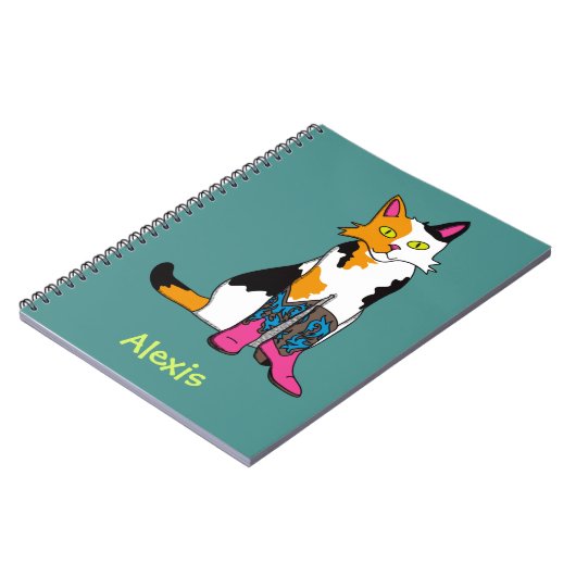 Jester the Cat Notebook Notizblock (Linke Seite)