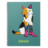 Jester the Cat Notebook Notizblock (Vorderseite)