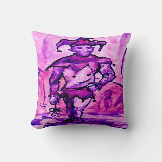 Jester Throw Pillow Kissen (Vorderseite)