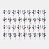 Jester Wrapping Paper Sheets Geschenkpapier Set (Vorderseite 3)