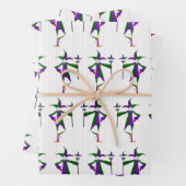 Jester Wrapping Paper Sheets Geschenkpapier Set (Beispiel)