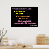 Jesters for Christ (Kolossal) Poster (Küche)