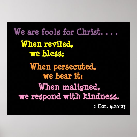Jesters for Christ (Kolossal) Poster (Vorne)