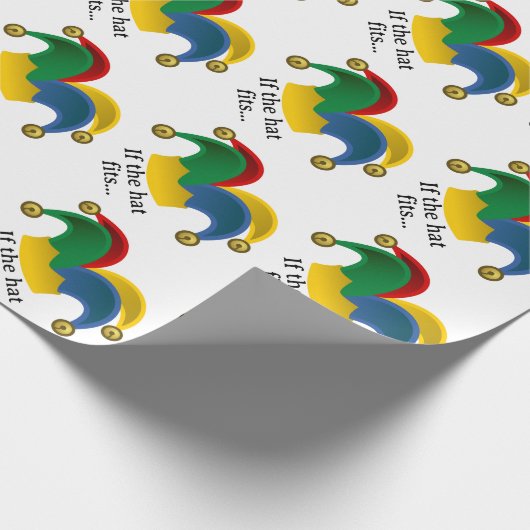Jester's Hat-April-Fool-Tag Geschenkpapier (Ecke)