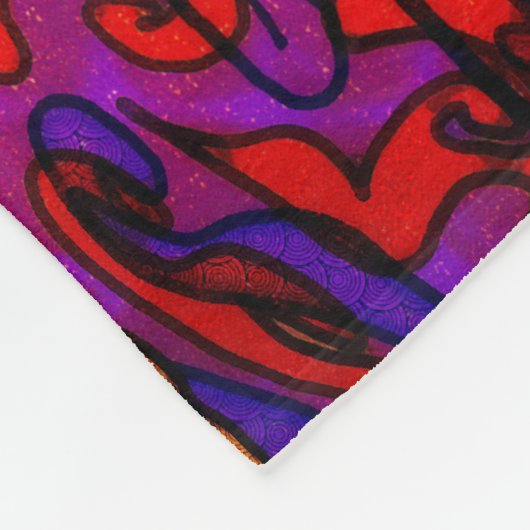 Jester's Hat Fleecedecke (Ecke)