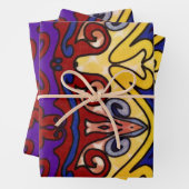 Jester's Hat Geschenkpapier Set (Beispiel)