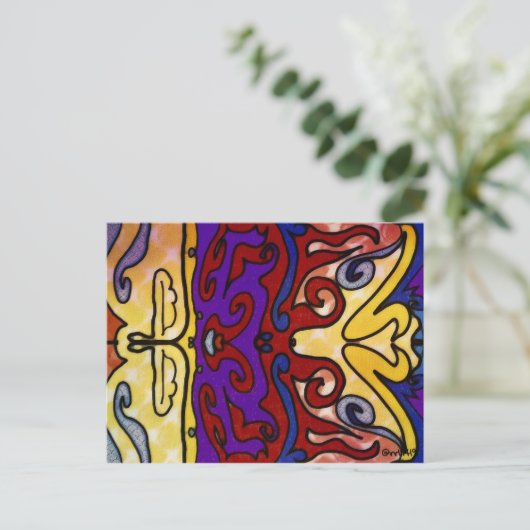 Jester's Hat Postkarte (Stehend Vorderseite)