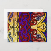 Jester's Hat Postkarte (Vorne/Hinten)