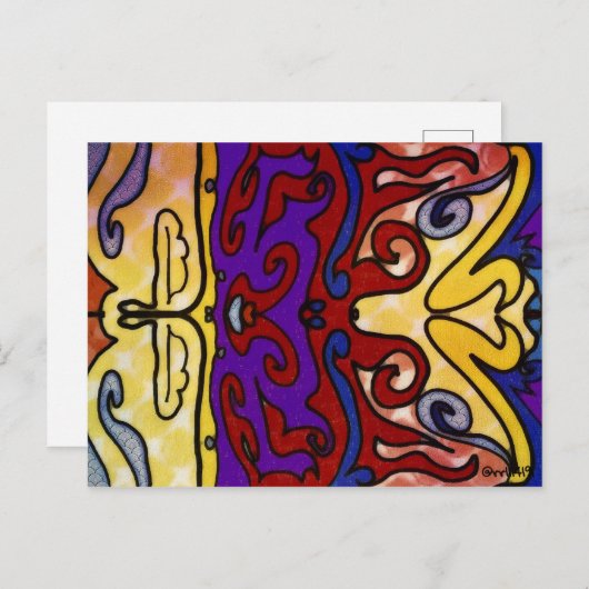 Jester's Hat Postkarte (Vorne/Hinten)