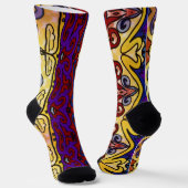 Jester's Hat Socken (Gewinkelt)