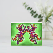 Jesters Postkarte (Stehend Vorderseite)