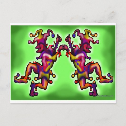 Jesters Postkarte (Vorderseite)